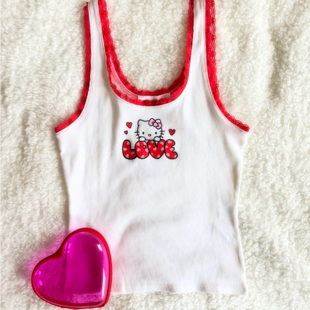 Forever 21 Hello Kitty “love” tank top